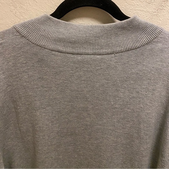 J. McLaughlin Grey Men's Quarter Zip Knit Sweater Size L - Picture 8 of 9